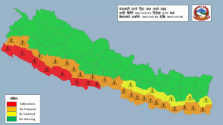 मध्य तथा पश्चिम तराईमा असार २ सम्म तातो हावा चल्ने 