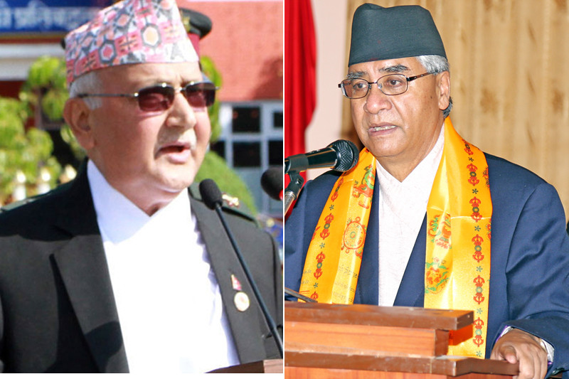 कांग्रेस र एमालेबीच नयाँ सरकार बनाउने सहमति, पहिलो चरणमा ओली प्रधानमन्त्री