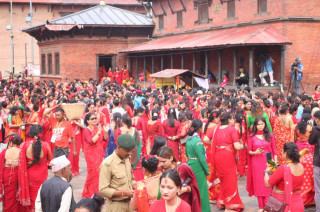 भाद्र शुक्ल तृतीया : हरितालिका (तीज) व्रत गरिँदै