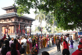 चैते दसैँ: देशभरका शक्तिपीठमा भक्तजनको बिहानैदेखि भीड