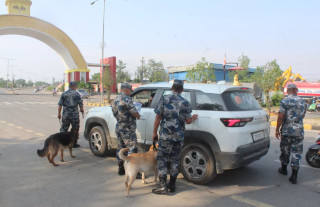 नेपाल–भारत सीमा क्षेत्रमा उच्च सुरक्षा, तालिम प्राप्त कुकुरद्वारा चेकजाँच