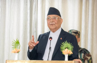 प्रधानमन्त्री ओलीले शाङ्घाइ शिखर सम्मेलनलाई सम्बोधन गर्नुहुँदै