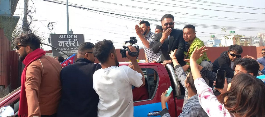 रास्वपा काठमाडौँ उपत्यकाको प्रचारमा 