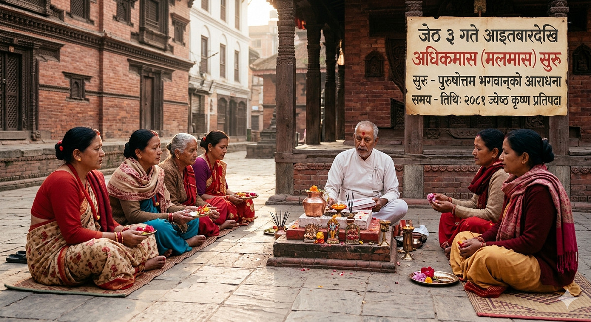 आजदेखि अधिकमास अर्थात् मलमास सुरु हुँदै