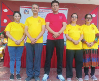 काठमाडौं ४ ले एसएलसी पासलाई सम्मान गर्दै 