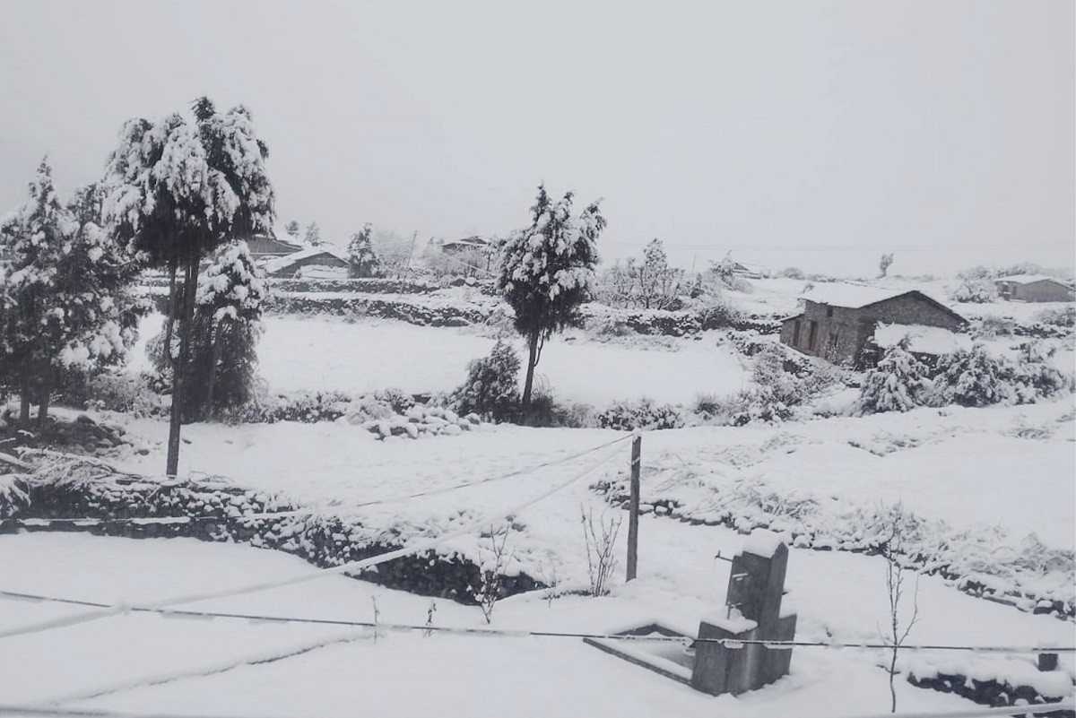 वर्षा र हिमपातको जोखिम, सतर्क रहन आग्रह